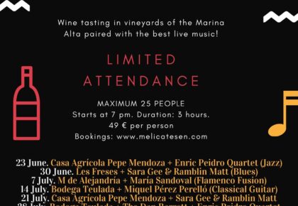 Marina Alta’s Cellars let the music sound in their vineyards